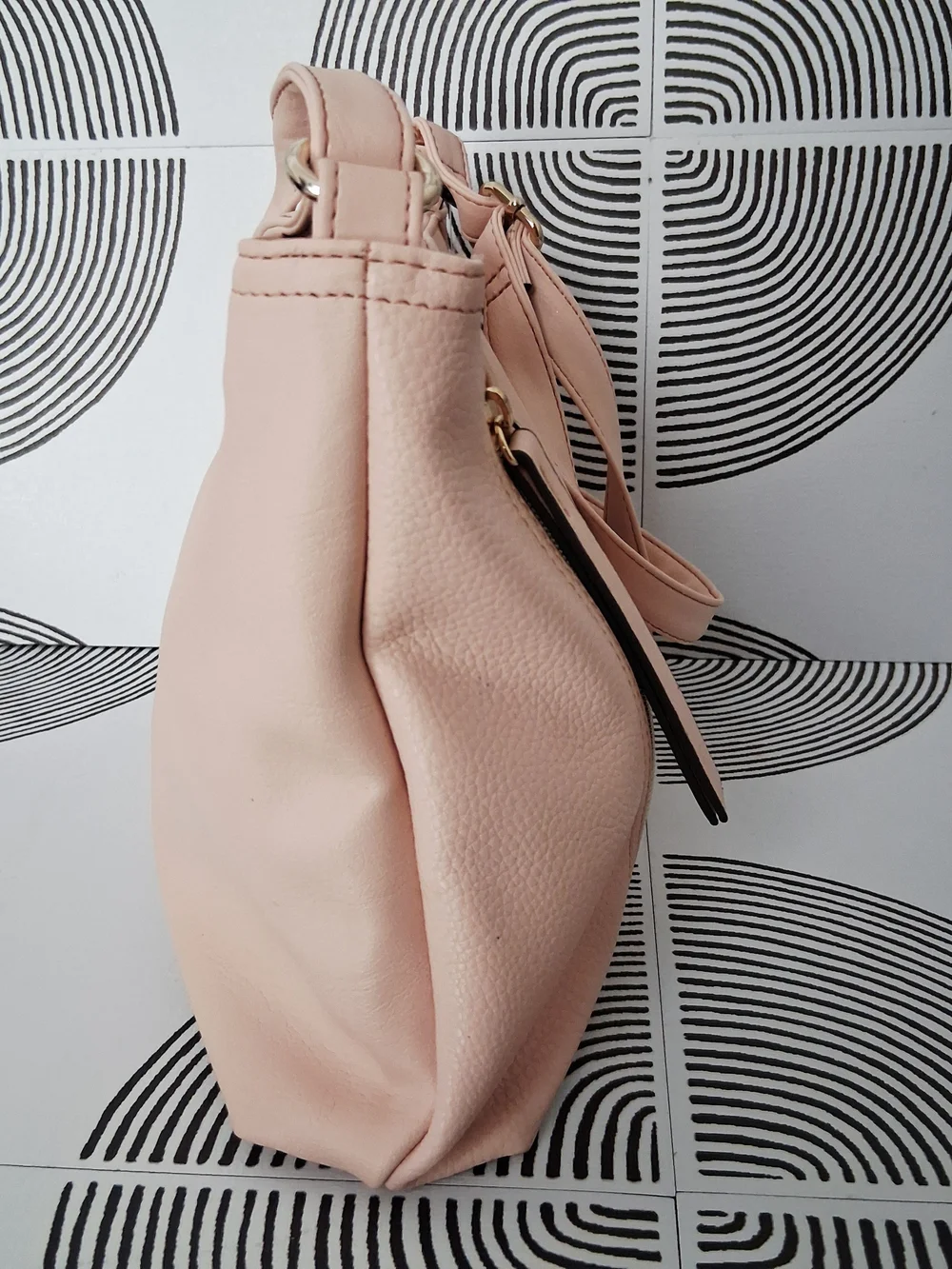 Rosetti Womens Blush Powder Pink Y2K Cargo Chic Romantic Casual Shoulder Purse